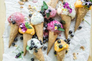 Unterschied Sorbet und Eis