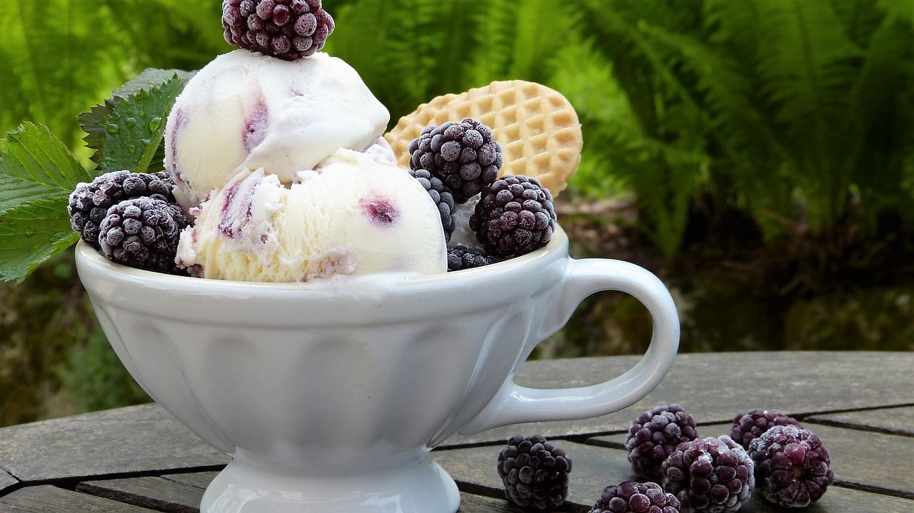 joghurt eisbecher mit früchten kalorien